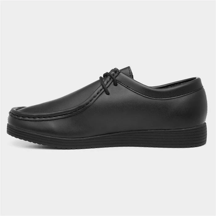 Beckett Bailey Mens Leather Lace Up Shoe In Black 4 Beckett Bailey Mens Leather Lace Up Shoe In Black - Image 2