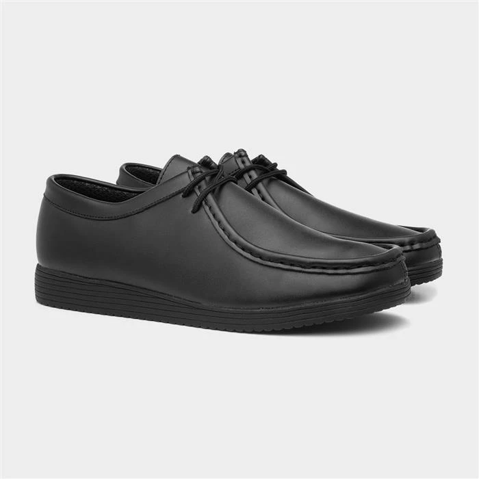 Beckett Bailey Mens Leather Lace Up Shoe In Black 7 Beckett Bailey Mens Leather Lace Up Shoe In Black - Image 5