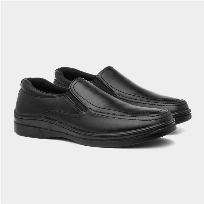 Hobos Bruce Mens Side Twin Gusset Shoe In Black 7 Hobos Bruce Mens Side Twin Gusset Shoe In Black - Image 5