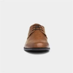 Beckett Bellamy Mens Tan Lace Up Gibson Shoe