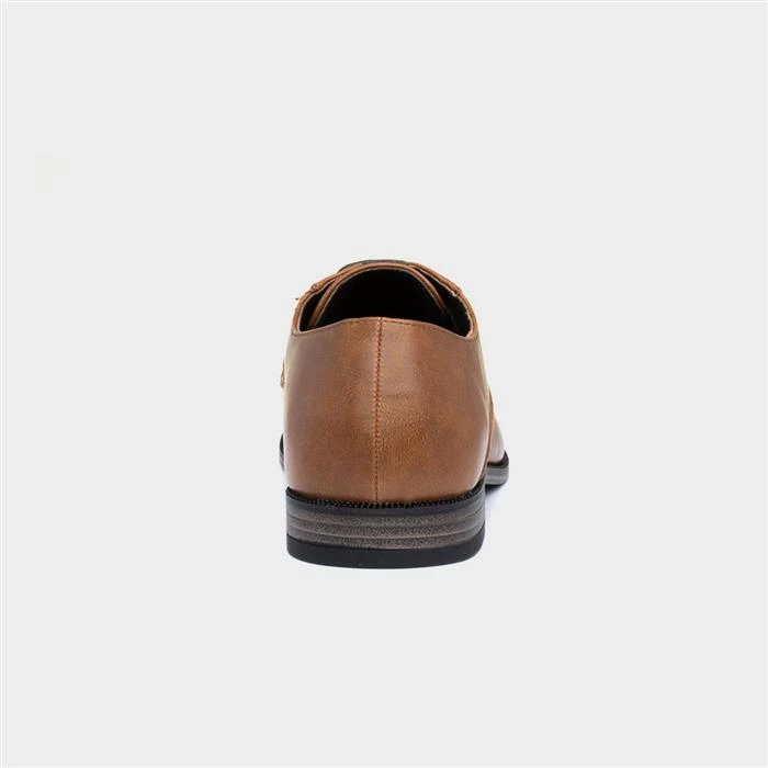 Beckett Bellamy Mens Tan Lace Up Gibson Shoe 5 Beckett Bellamy Mens Tan Lace Up Gibson Shoe - Image 3