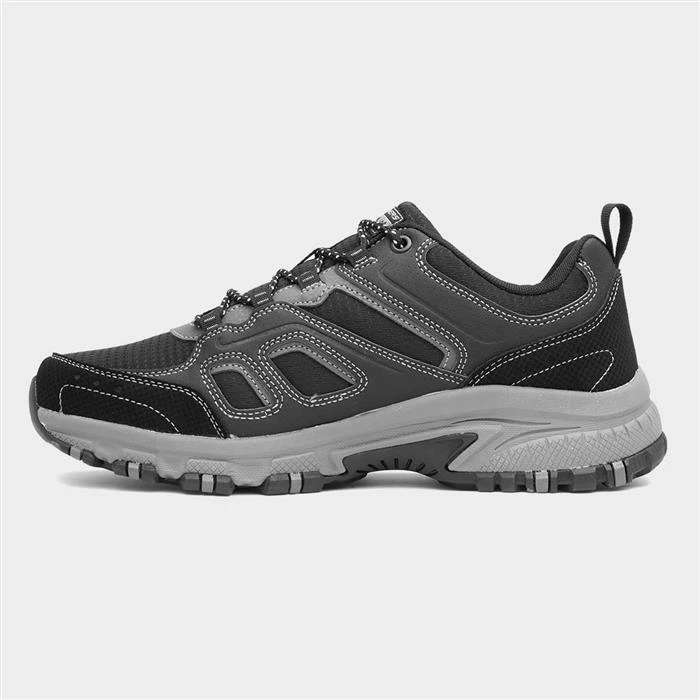 Skechers Hillcrest Mens Black Lace Up Shoe 4 Skechers Hillcrest Mens Black Lace Up Shoe - Image 2