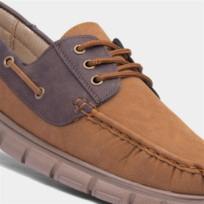 Cushion Walk Ant Mens Tan Casual Boat Shoe 6 Cushion Walk Ant Mens Tan Casual Boat Shoe - Image 4