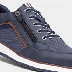Relife Casey Mens Navy And Brown Casual Shoes 10 Relife Casey Mens Navy And Brown Casual Shoes -Skechery Store 520453 2 L05.20230809000241