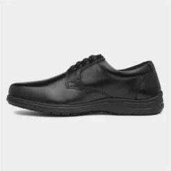 Hush Puppies Lomond Mens Black Leather Shoe 8 Hush Puppies Lomond Mens Black Leather Shoe -Skechery Store 520485 2 L03.20230719000017