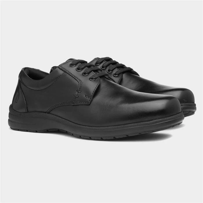 Hush Puppies Lomond Mens Black Leather Shoe 7 Hush Puppies Lomond Mens Black Leather Shoe - Image 5