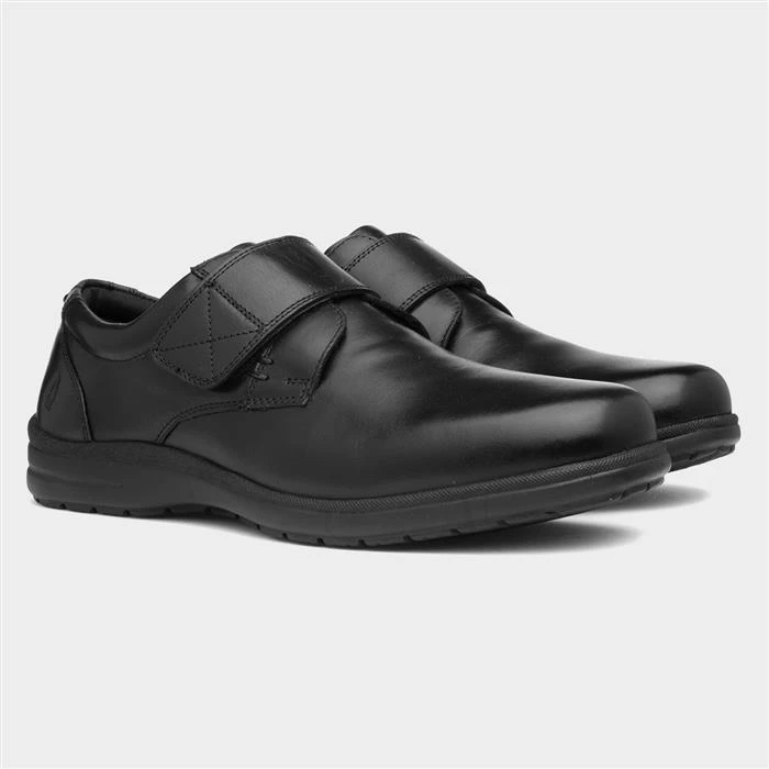 Hush Puppies Fyne Mens Black Leather Shoe 7 Hush Puppies Fyne Mens Black Leather Shoe - Image 5