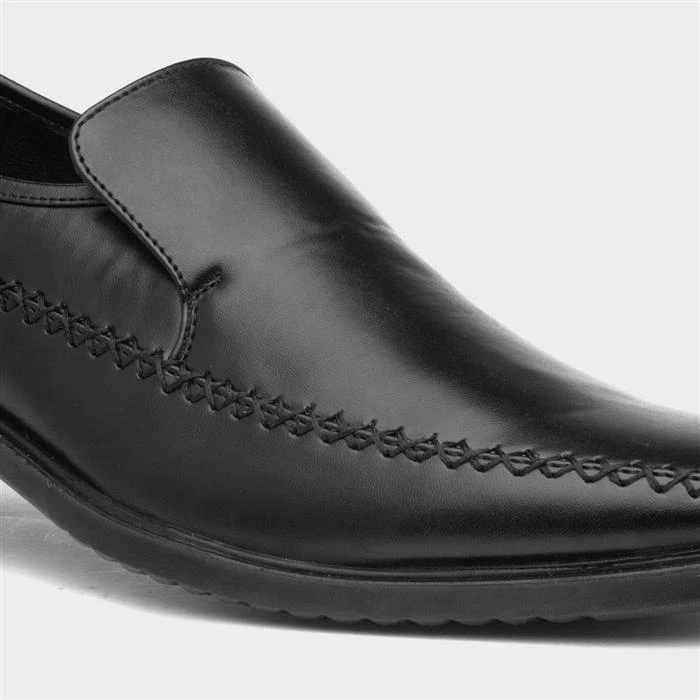 Beckett Blaine Mens Formal Slip On Shoe In Black 6 Beckett Blaine Mens Formal Slip On Shoe In Black - Image 4