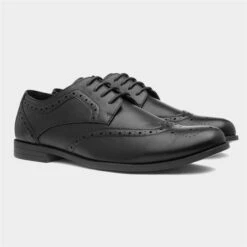 Beckett Billy Mens Black Lace Up Brogue Shoes 11 Beckett Billy Mens Black Lace Up Brogue Shoes -Skechery Store 522037 2 L06.20230210000326