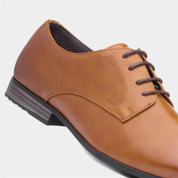 Beckett Basil Mens Tan Gibson Lace Up Shoes 6 Beckett Basil Mens Tan Gibson Lace Up Shoes - Image 4