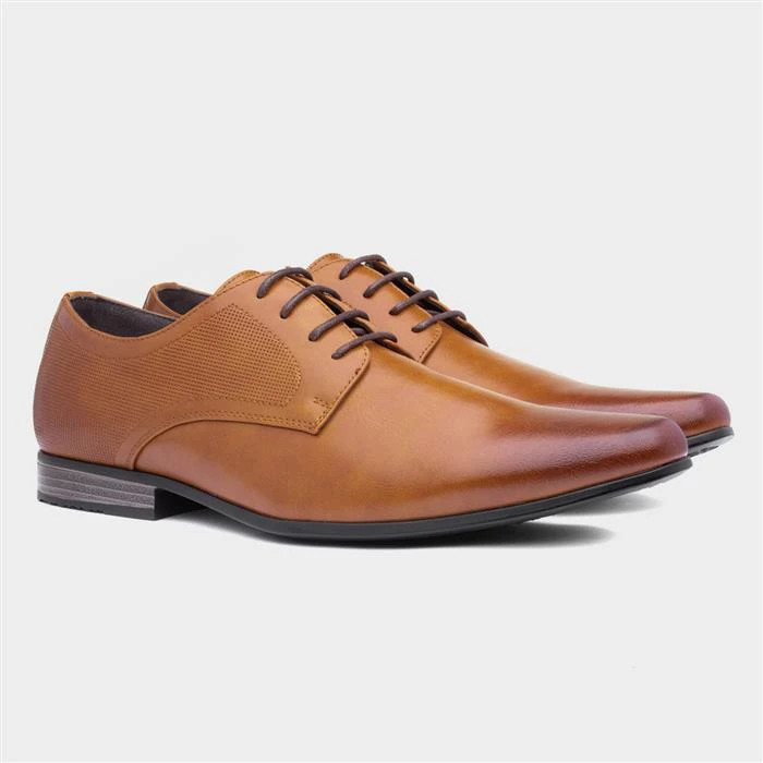 Beckett Basil Mens Tan Gibson Lace Up Shoes 7 Beckett Basil Mens Tan Gibson Lace Up Shoes - Image 5
