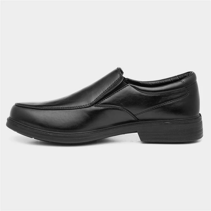 Hobos Brady Mens Black Slip On Formal Shoe 4 Hobos Brady Mens Black Slip On Formal Shoe - Image 2