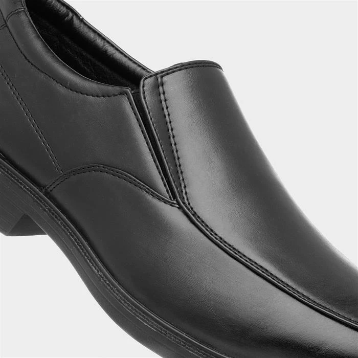 Hobos Brady Mens Black Slip On Formal Shoe 6 Hobos Brady Mens Black Slip On Formal Shoe - Image 4