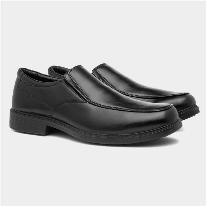 Hobos Brady Mens Black Slip On Formal Shoe 7 Hobos Brady Mens Black Slip On Formal Shoe - Image 5