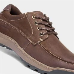 Hush Puppies Tucker Mens Brown Leather Shoe 9 Hush Puppies Tucker Mens Brown Leather Shoe -Skechery Store 52320 2 L05.20230519000114