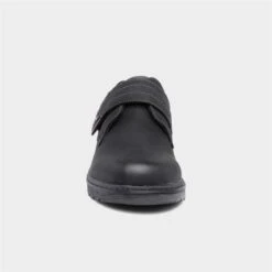 Relife Steve Mens Black Easy Fasten Shoe