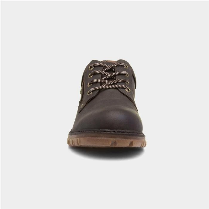 Relife Lee Mens Brown Lace Up Memory Foam Shoes 3 Relife Lee Mens Brown Lace Up Memory Foam Shoes