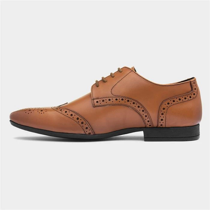 Catesby Luke Mens Tan Lace Up Leather Brogue 4 Catesby Luke Mens Tan Lace Up Leather Brogue - Image 2