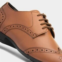 Catesby Luke Mens Tan Lace Up Leather Brogue 10 Catesby Luke Mens Tan Lace Up Leather Brogue -Skechery Store 528182 2 L05.20230821000305