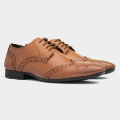 Catesby Luke Mens Tan Lace Up Leather Brogue 11 Catesby Luke Mens Tan Lace Up Leather Brogue -Skechery Store 528182 2 L06.20230821000305
