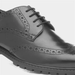 Red Level Cruise Mens Black Leather Brogue Shoe 10 Red Level Cruise Mens Black Leather Brogue Shoe -Skechery Store 530006 2 L05.20221111000631