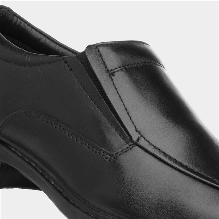 Easy Flex Gypsum Mens Black Leather Shoe 6 Easy Flex Gypsum Mens Black Leather Shoe - Image 4