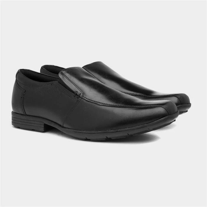 Pod Tyrone Mens Black Leather Shoe 7 Pod Tyrone Mens Black Leather Shoe - Image 5
