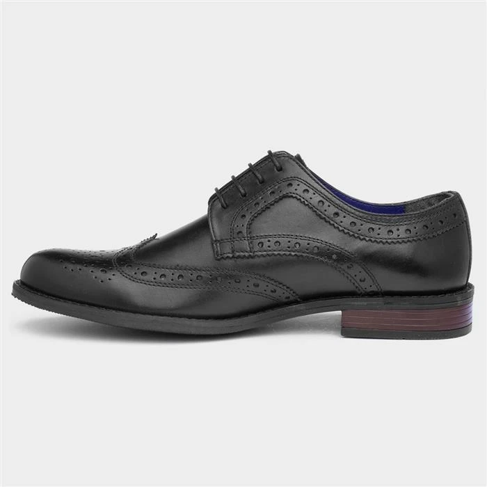 Silver Street Milton Mens Brogue Leather Shoe 4 Silver Street Milton Mens Brogue Leather Shoe - Image 2