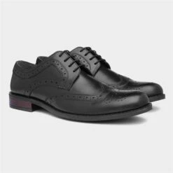 Silver Street Milton Mens Brogue Leather Shoe 11 Silver Street Milton Mens Brogue Leather Shoe -Skechery Store 530015 2 L06.20230619000158