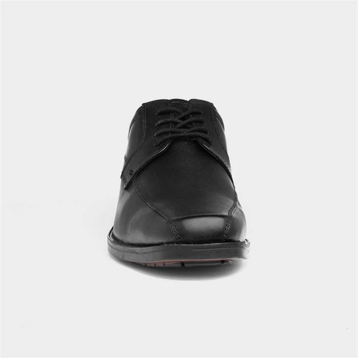 Hush Puppies Hackney Mens Black Leather Shoe 3 Hush Puppies Hackney Mens Black Leather Shoe