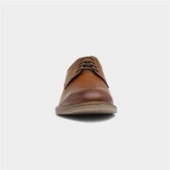 Red Level Mens Tan Leather Lace Up Shoe
