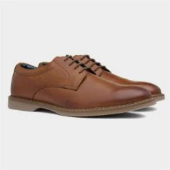 Red Level Mens Tan Leather Lace Up Shoe 11 Red Level Mens Tan Leather Lace Up Shoe -Skechery Store 530021 2 L06.20230322000352