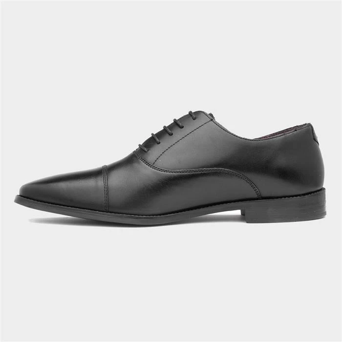 Thomas Crick Fagen Mens Black Leather Shoe 4 Thomas Crick Fagen Mens Black Leather Shoe - Image 2