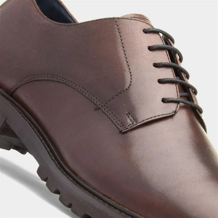 Stone Creek Arundel Mens Brown Leather Shoe 6 Stone Creek Arundel Mens Brown Leather Shoe - Image 4