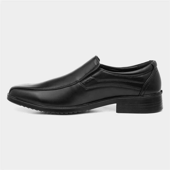Beckett Baxter Mens Black Slip On Smart Shoe 4 Beckett Baxter Mens Black Slip On Smart Shoe - Image 2