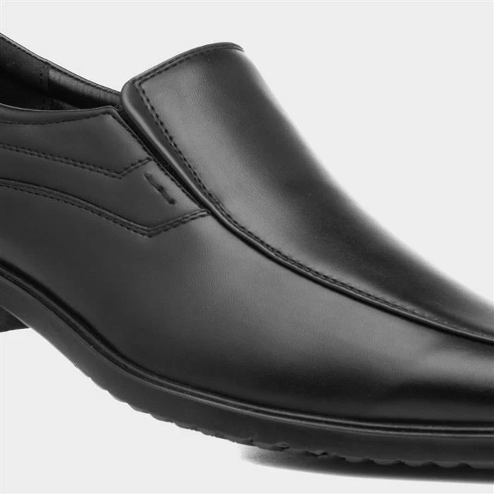 Beckett Baxter Mens Black Slip On Smart Shoe 6 Beckett Baxter Mens Black Slip On Smart Shoe - Image 4