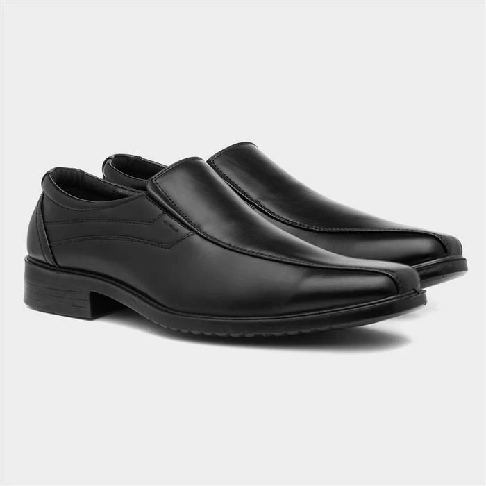Beckett Baxter Mens Black Slip On Smart Shoe 7 Beckett Baxter Mens Black Slip On Smart Shoe - Image 5