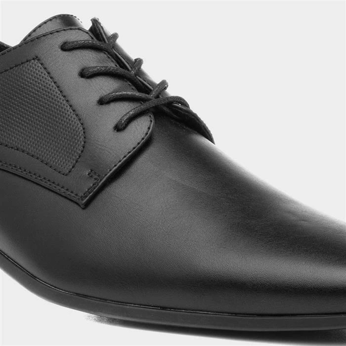 Beckett Basil Mens Black Flat Lace Up Shoe 6 Beckett Basil Mens Black Flat Lace Up Shoe - Image 4