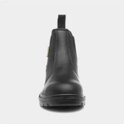 EarthWorks Spanner Mens Black Leather Safety Boot