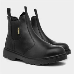 EarthWorks Spanner Mens Black Leather Safety Boot 11 EarthWorks Spanner Mens Black Leather Safety Boot -Skechery Store 55800 2 L06.20230127000428