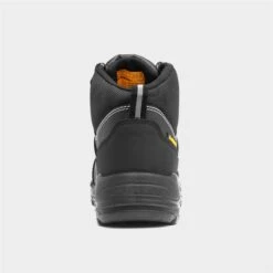 EarthWorks Mens Black Leather Lace Up Safety Boot 9 EarthWorks Mens Black Leather Lace Up Safety Boot -Skechery Store 558097 2 L04.20221012000124