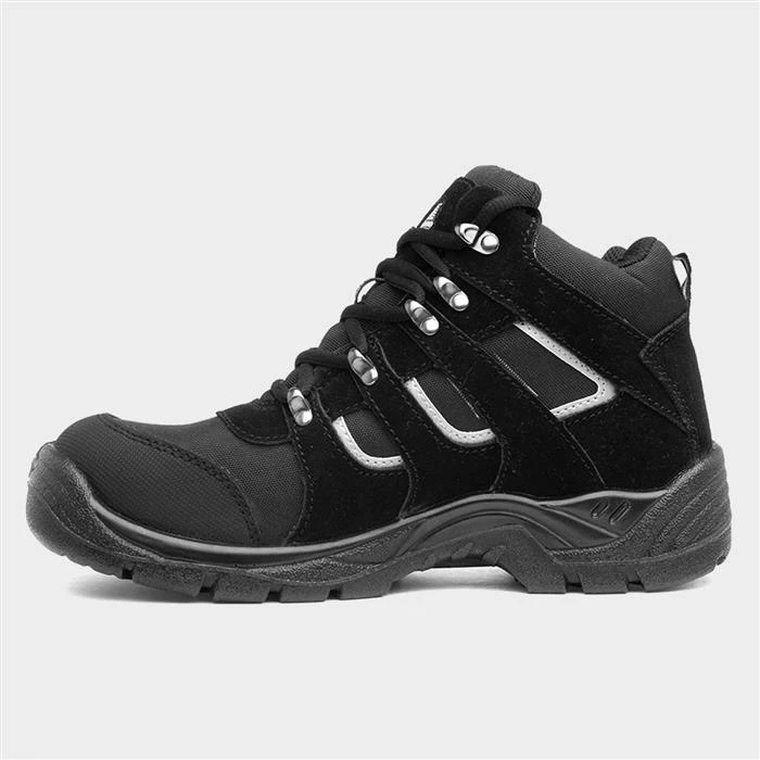 EarthWorks Level Mens Black Suede Safety Boots 4 EarthWorks Level Mens Black Suede Safety Boots - Image 2