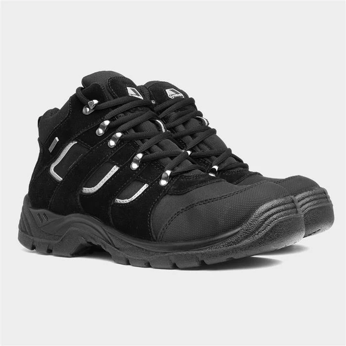 EarthWorks Level Mens Black Suede Safety Boots 7 EarthWorks Level Mens Black Suede Safety Boots - Image 5
