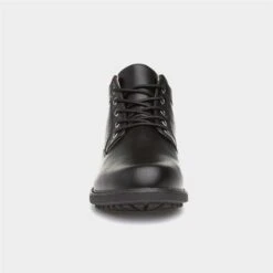 Urban Territory Mens Black Lace Up Ankle Boot