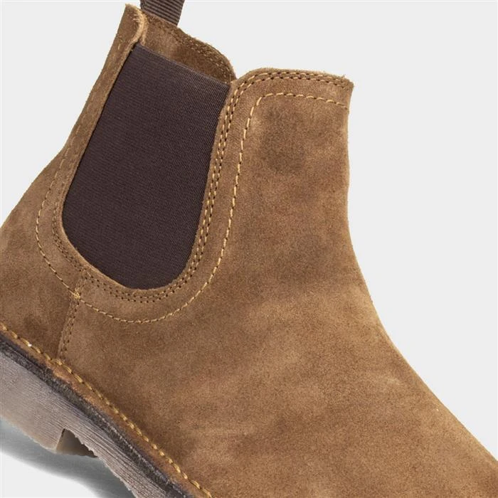 Hush Puppies Shaun Mens Tan Suede Chelsea Boot 6 Hush Puppies Shaun Mens Tan Suede Chelsea Boot - Image 4