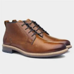 Hush Puppies Lerwick Mens Tan Leather Chukka Boot 11 Hush Puppies Lerwick Mens Tan Leather Chukka Boot -Skechery Store 585106 2 L06.20230731000134