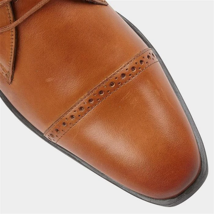 Lotus Norris Mens Tan Leather Lace Up Ankle Boot 5 Lotus Norris Mens Tan Leather Lace Up Ankle Boot - Image 3