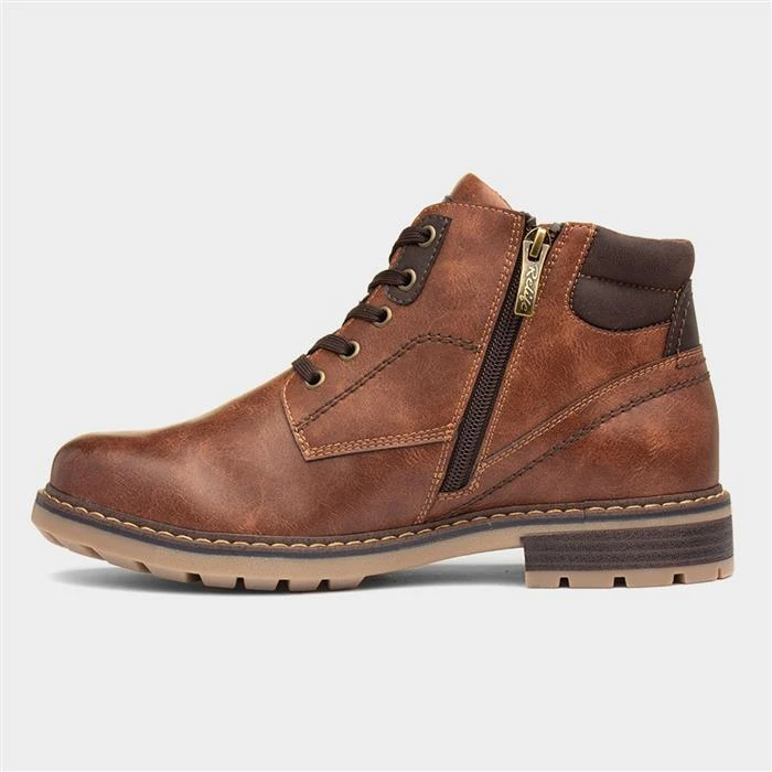 Relife Jonty Mens Tan Brown Boot 4 Relife Jonty Mens Tan Brown Boot - Image 2