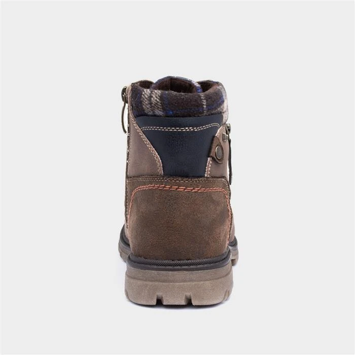 Relife Chris Mens Cognac Brown Zip Up Boot 5 Relife Chris Mens Cognac Brown Zip Up Boot - Image 3