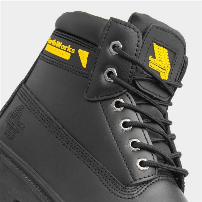 EarthWorks Hammer Mens Lace Up Black Safety Boot 5 EarthWorks Hammer Mens Lace Up Black Safety Boot - Image 4